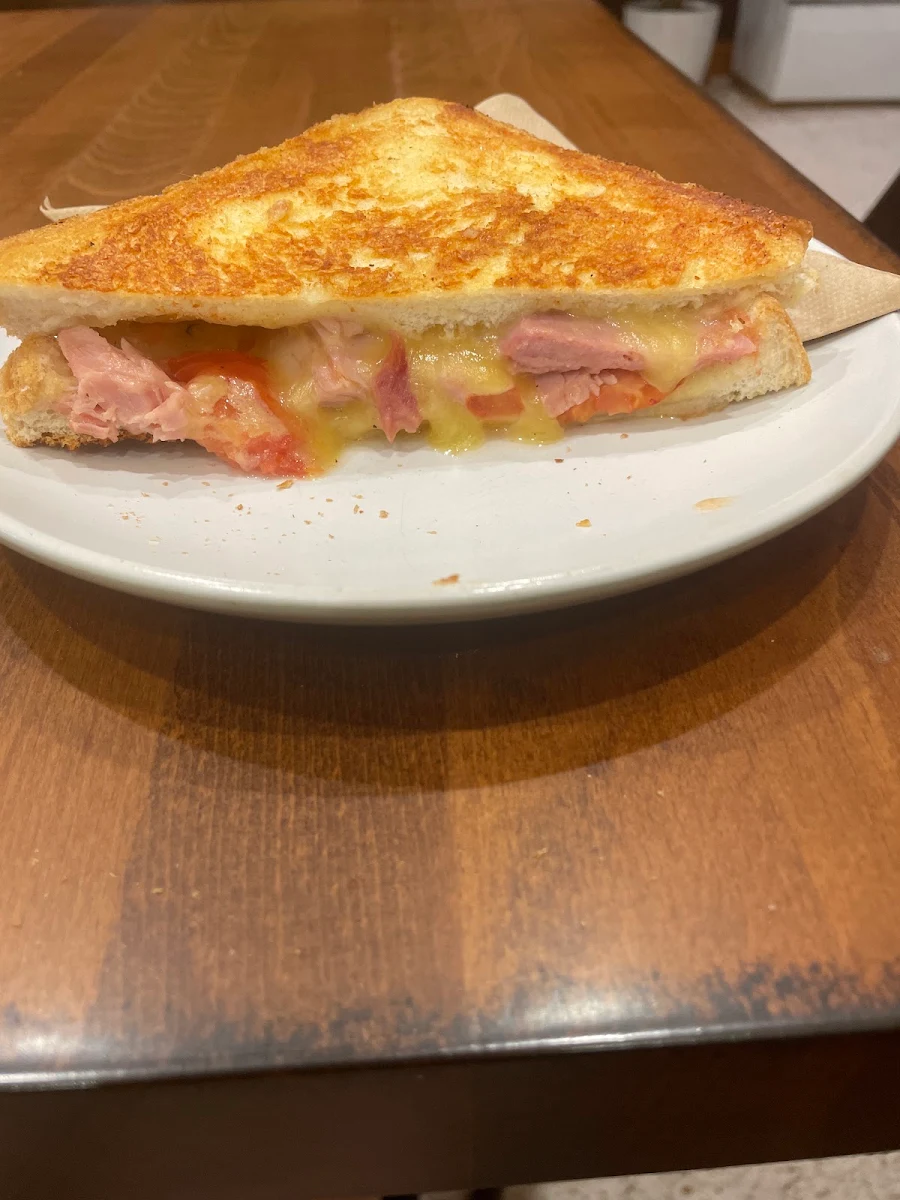 Ham Cheese & Tomato Toastie
