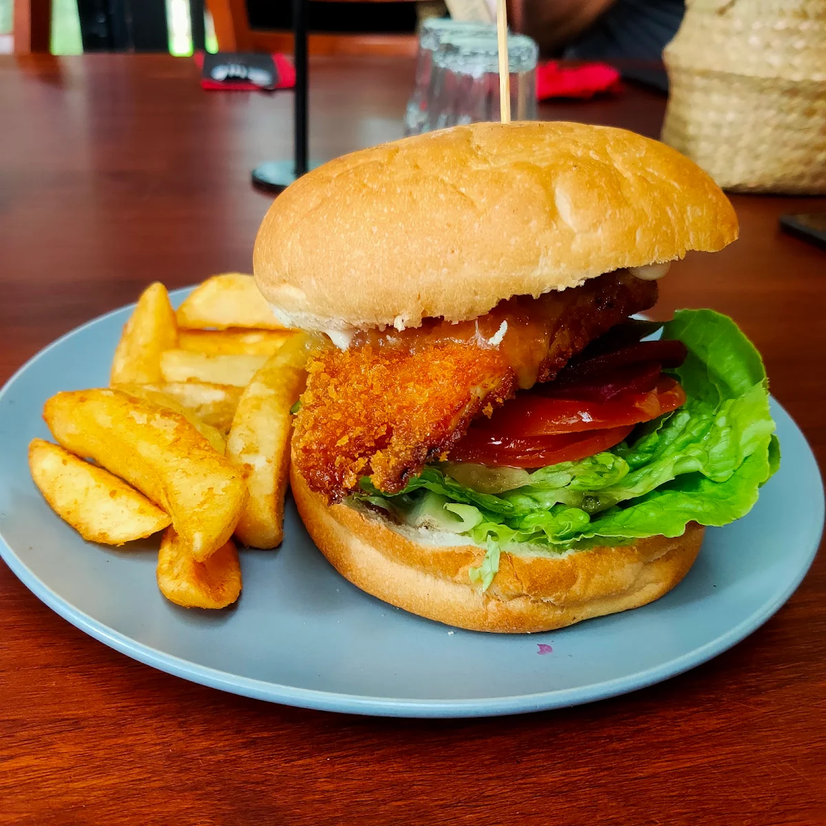 Chicken Schnitzel Burger