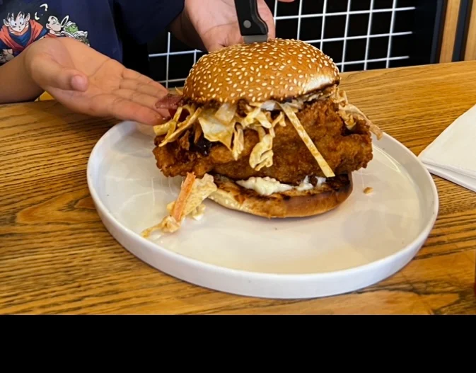 Chicken Crispy Cobb Burger