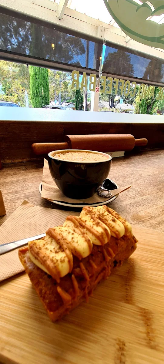 Flat White and Carrot Cake