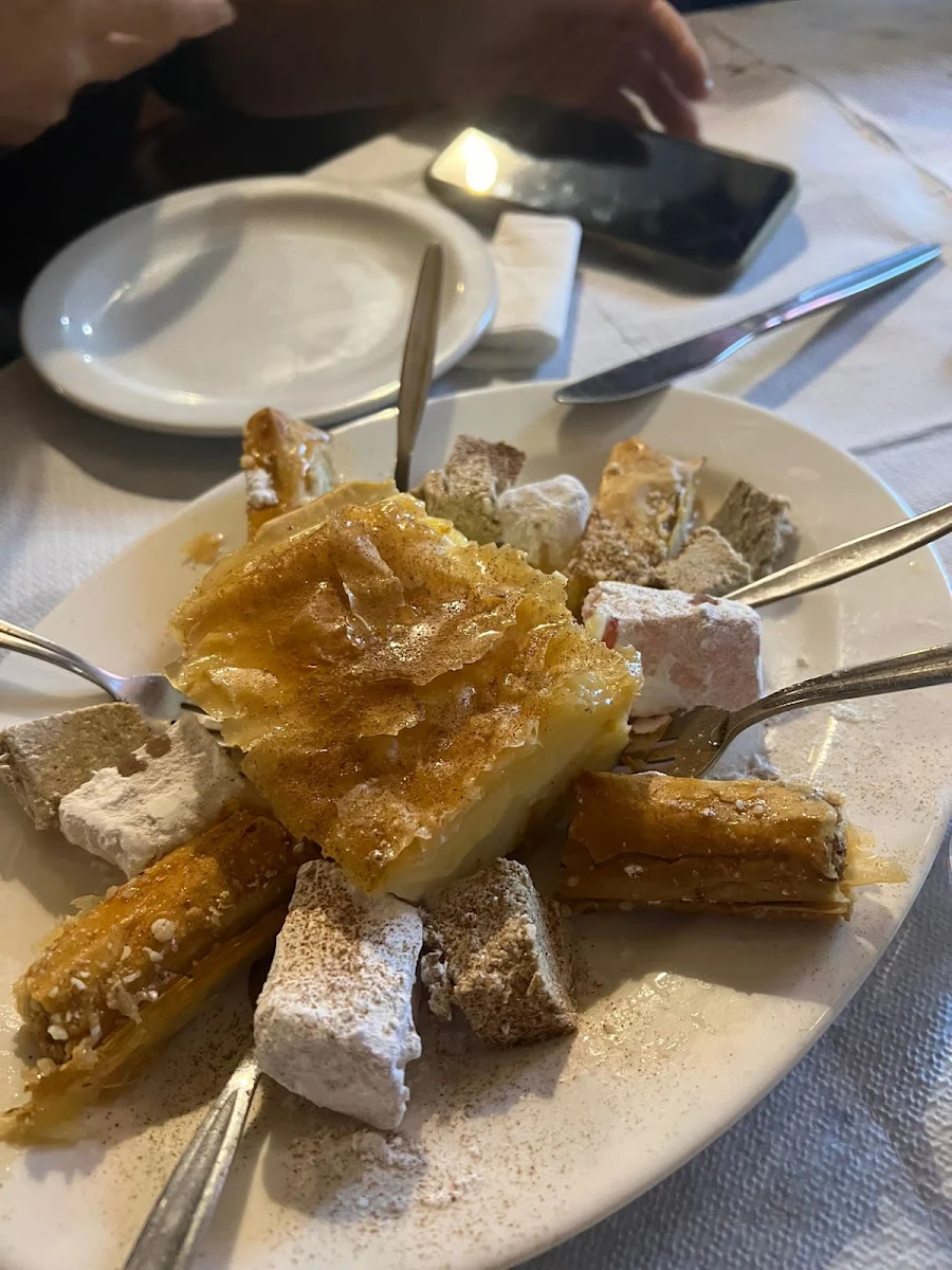 Dessert Platter, Jim's Greek Tavern