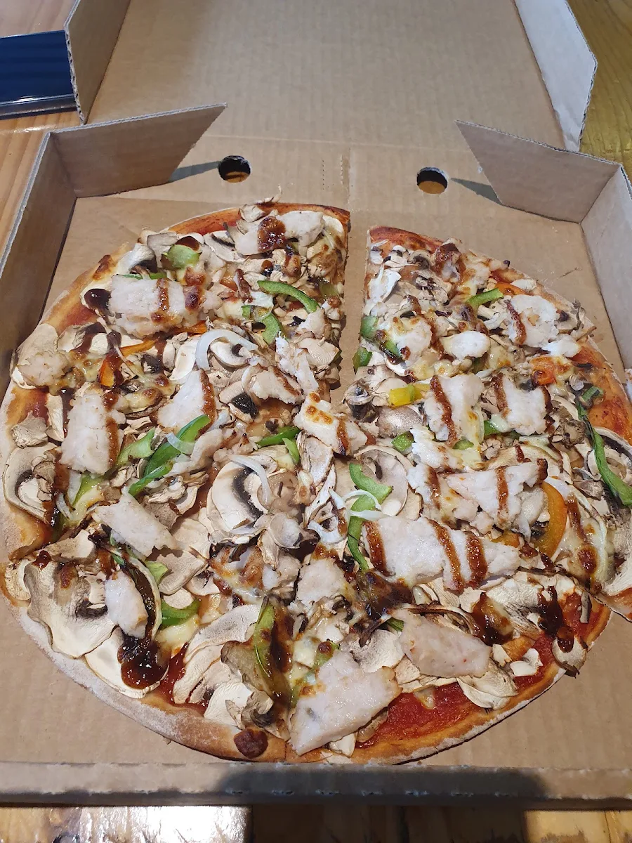 BBQ Chicken and Pineapple Pizza
