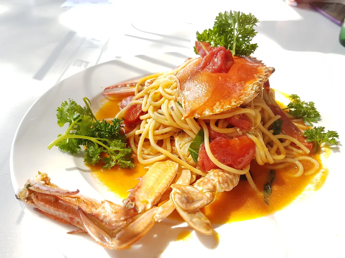 Crab Spaghetti, Unica Cucina E Caffe