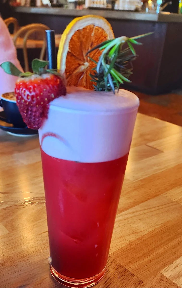 Strawberry Mocktail, The Coogee Boathouse Eats & Sips