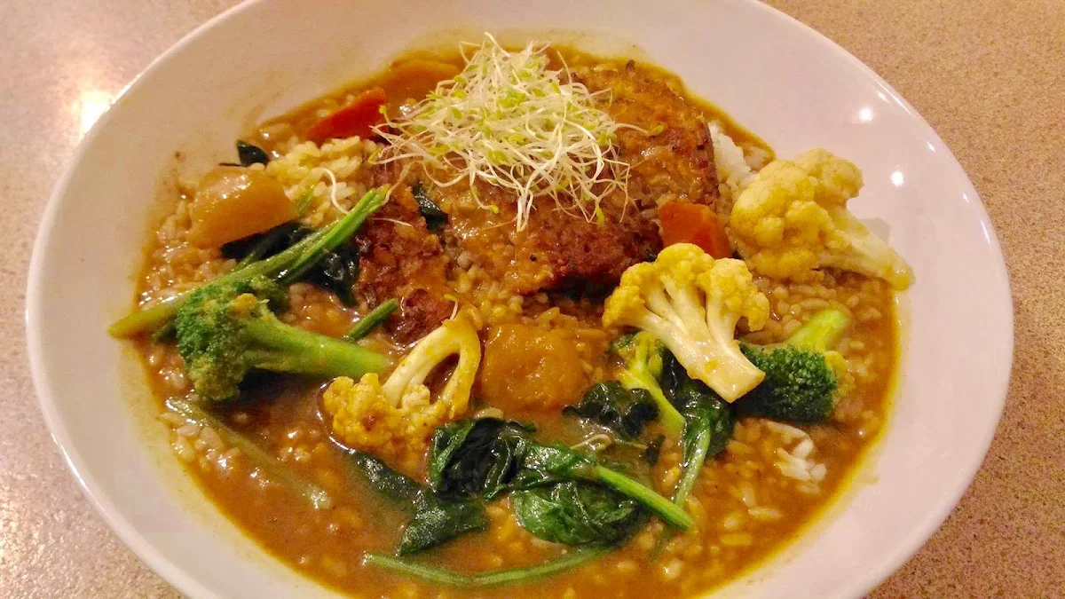 Curry Rice, VEGGIE on BOARD