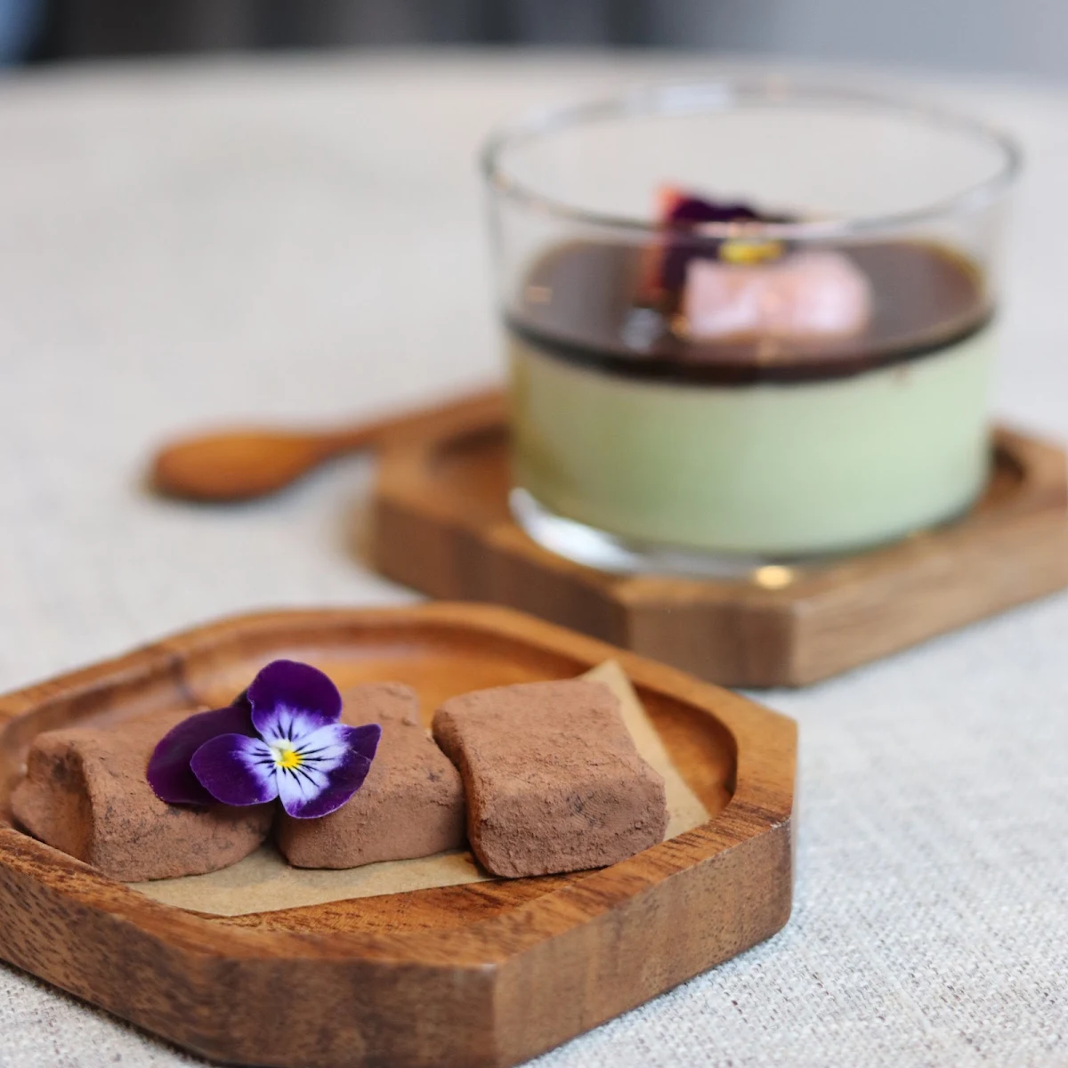 Green Tea Panna Cotta