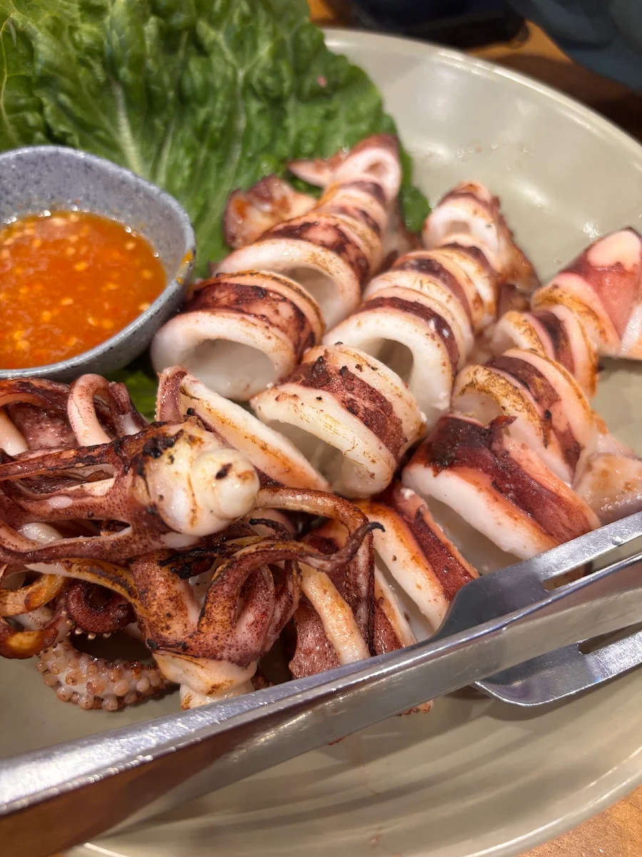 BBQ Squid, Chilli Basil Thai Noodle Bar & Restaurant