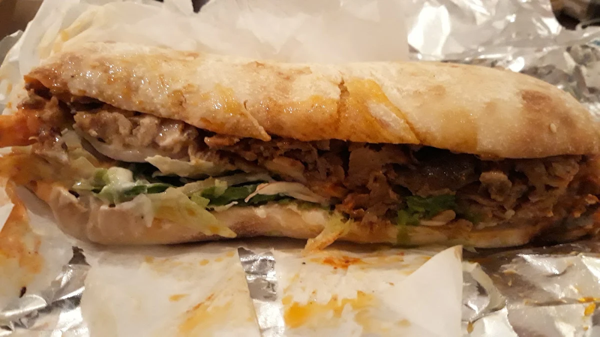 Mixed Kebab in Turkish Bread