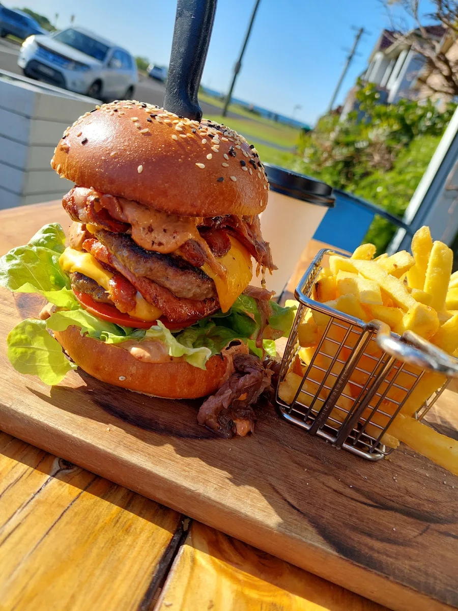 Aussie Beef Burger, North Break Cafe