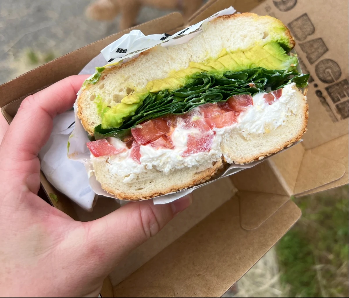 Breakfast Bagel, O Bagel Southport