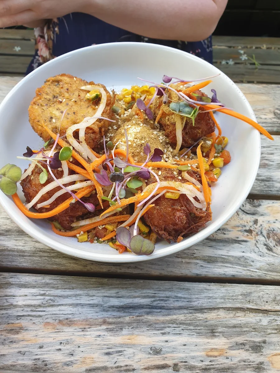 Sweet Potato and Corn Fritters