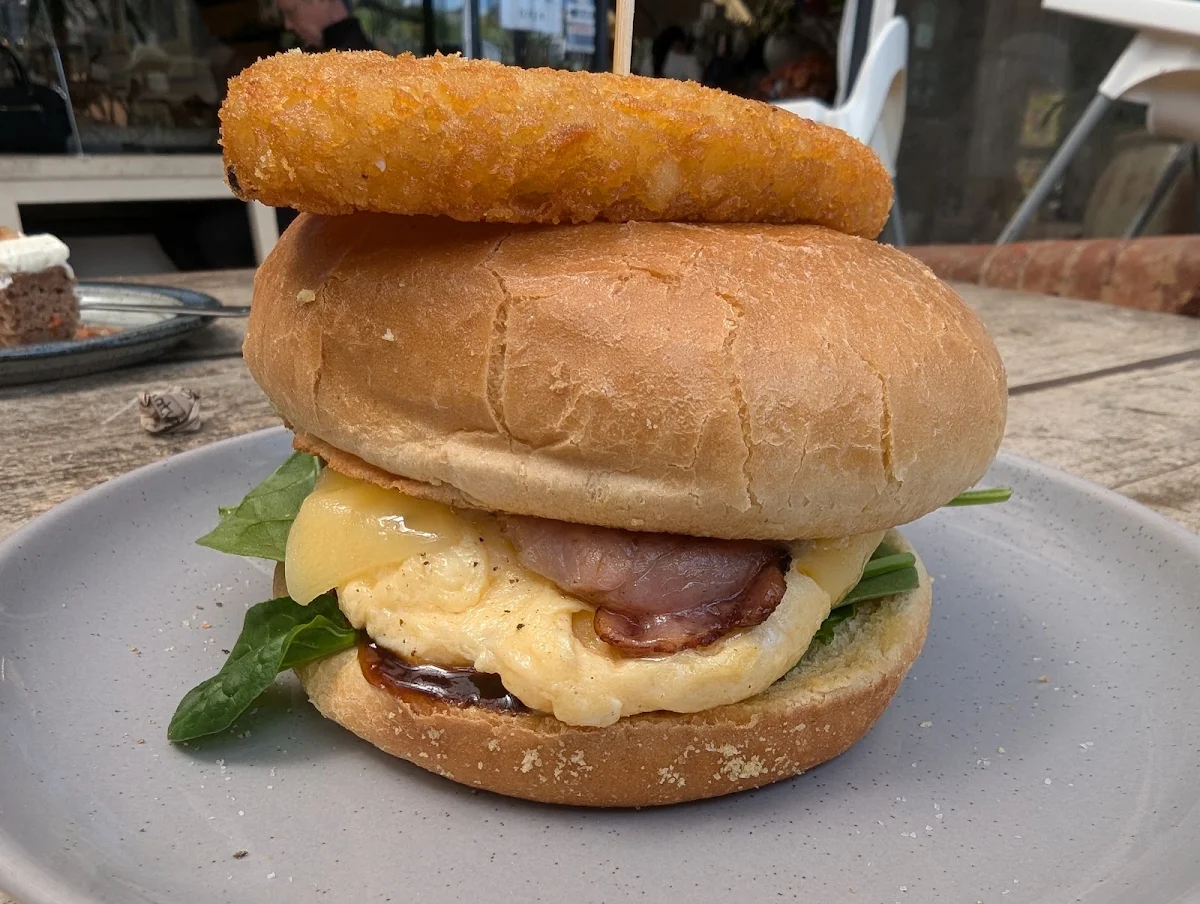 Breakfast Burger, Garden Terrace Cafe