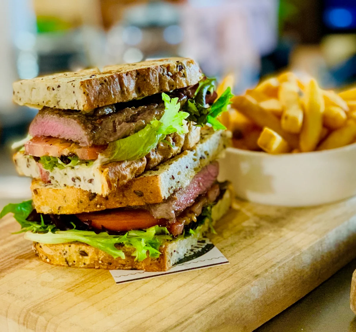 Steak Sandwich, Garden Terrace Cafe
