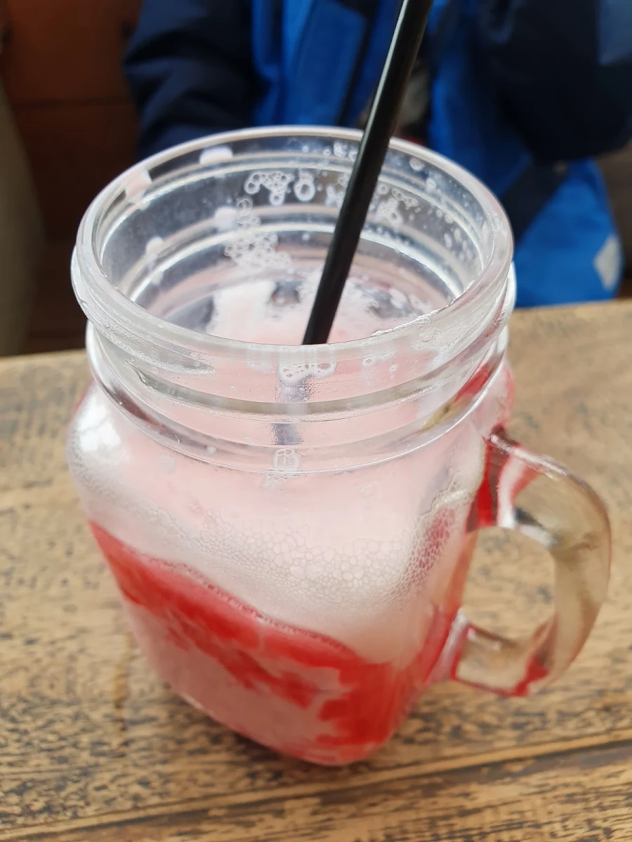 Strawberry Milkshake, Garden Terrace Cafe