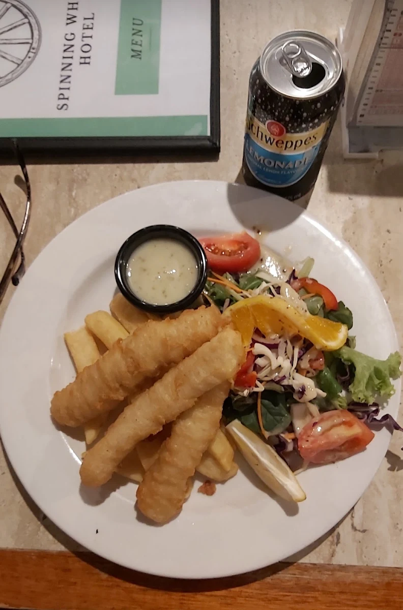 Fish Chips and Salad