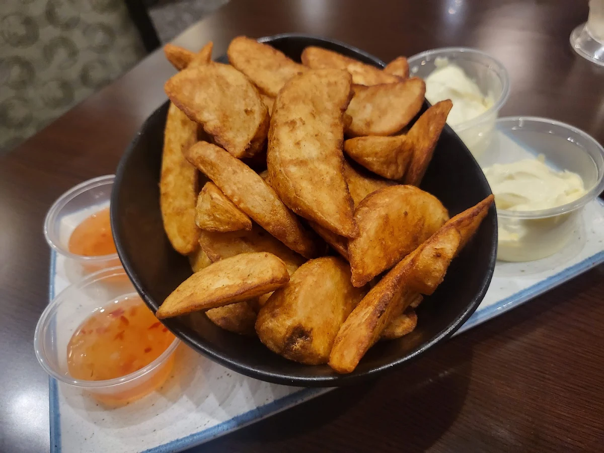 Wedges and Sour Cream
