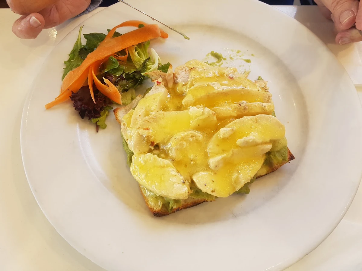 Open Chicken and Avocado Toast