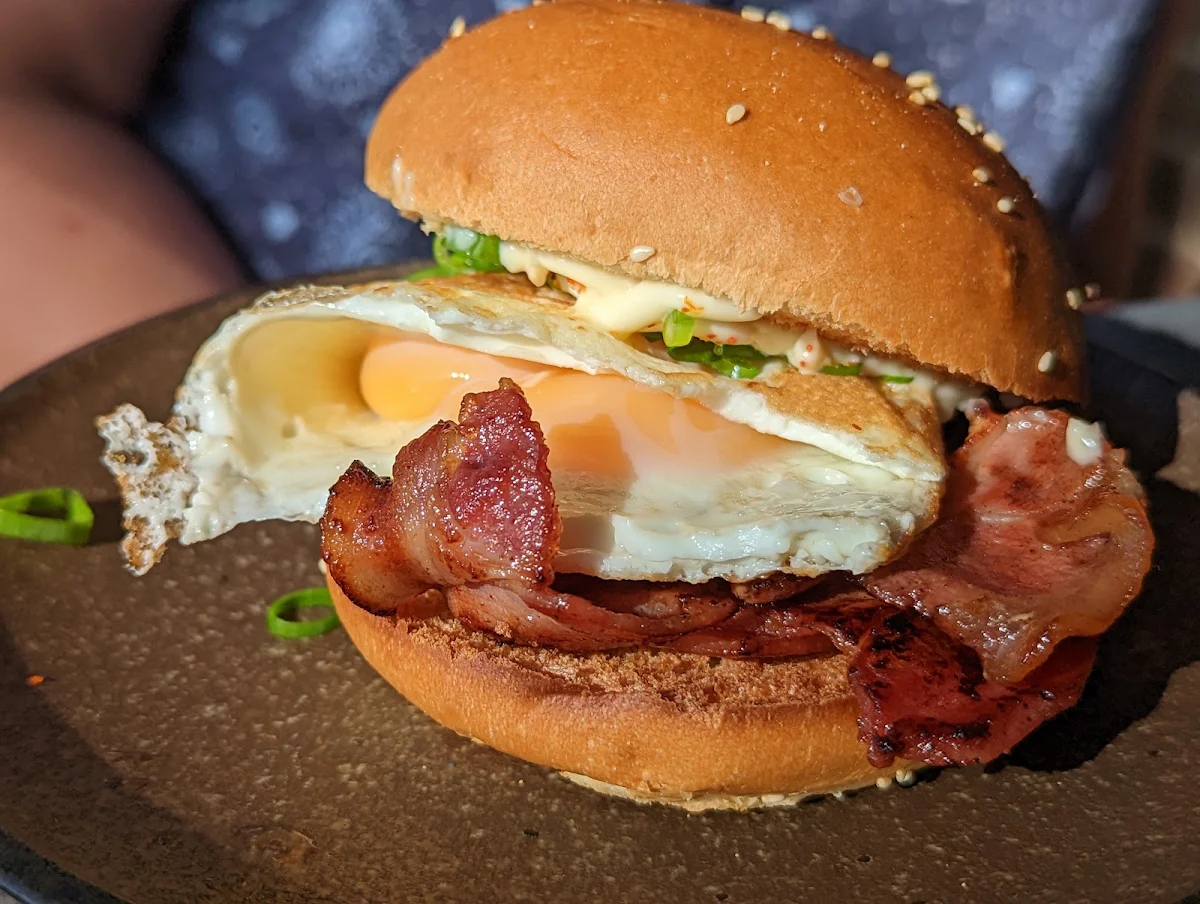 Egg and Bacon Roll