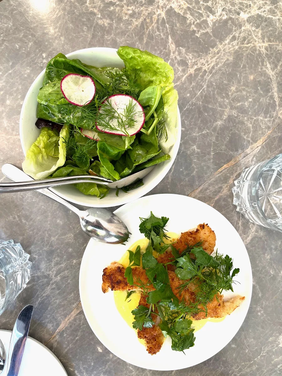 Crumbed Fish, Farmer's Daughters