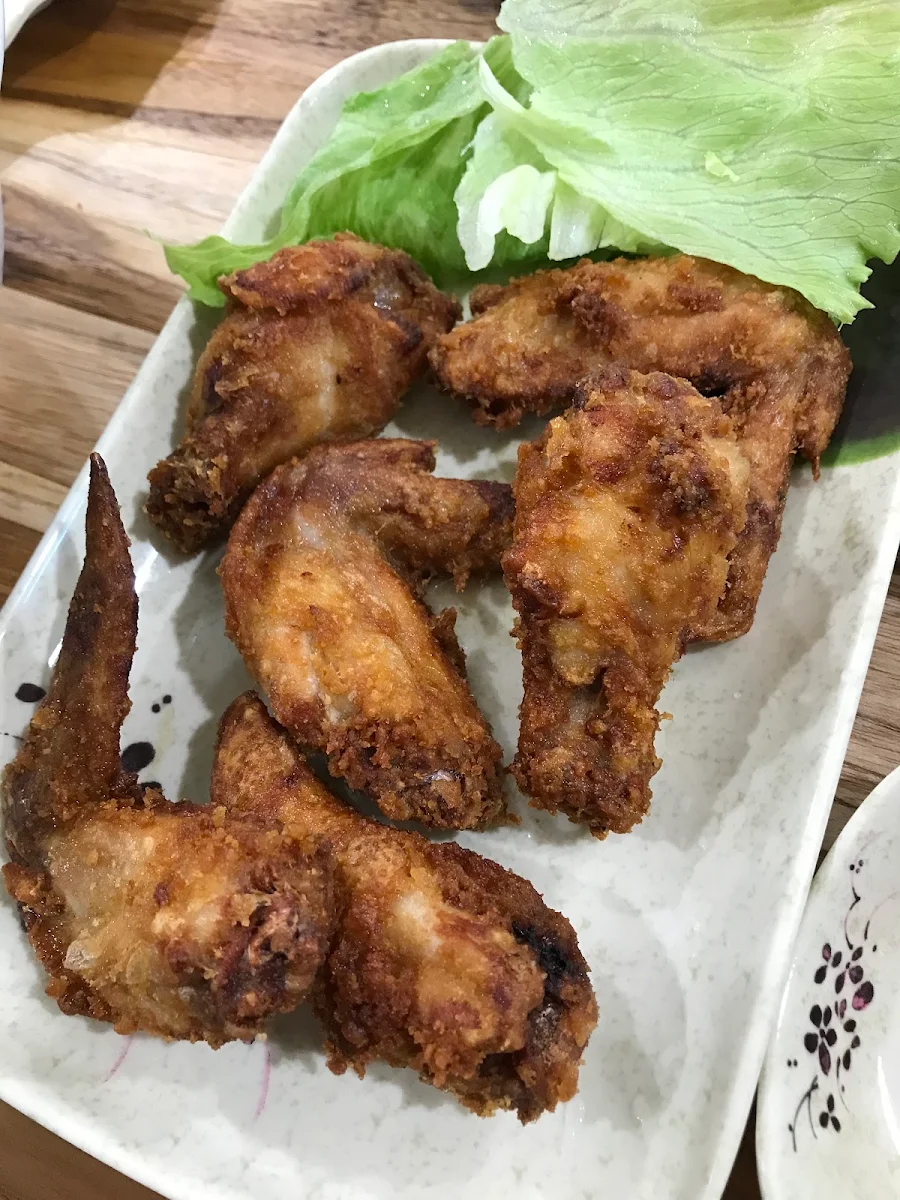 Crispy Garlic Chicken Wings