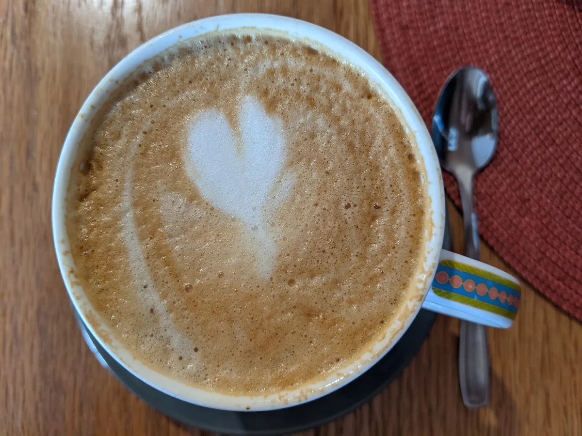 Cafe Latte, The Laughing Fox Cafe