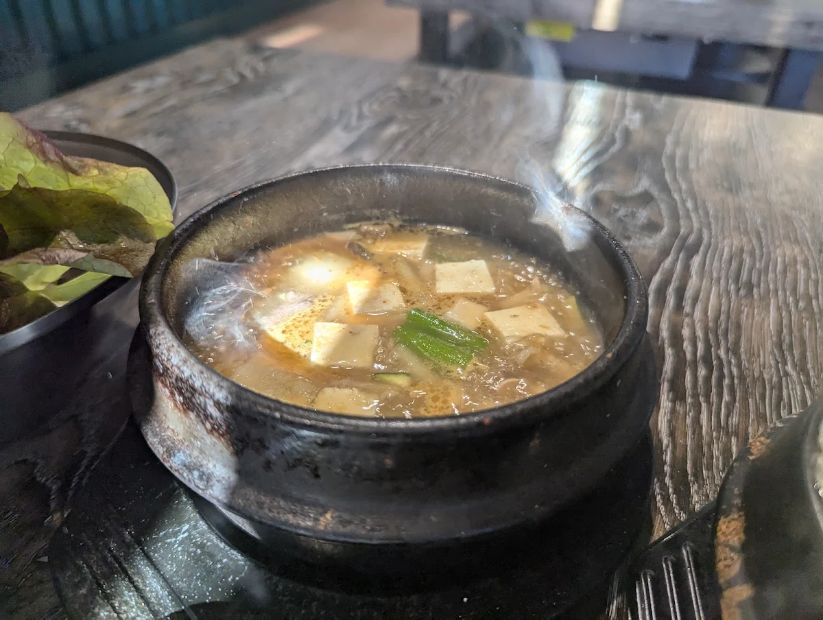 Soy Bean Paste Soup with Beef Brisket