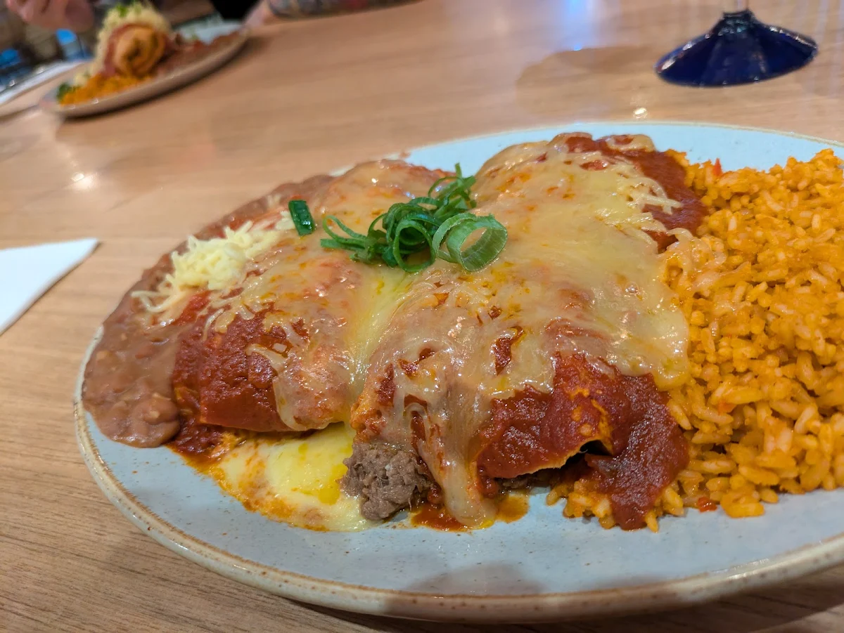 Double Enchilada, Pepe's Mexican Restaurant at Bayside