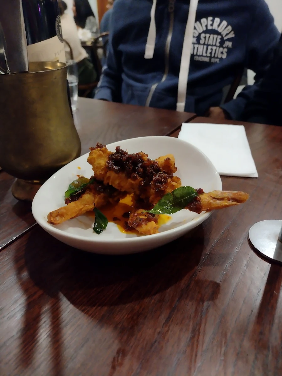 Devilled Prawns, Lankan Railway Cafe