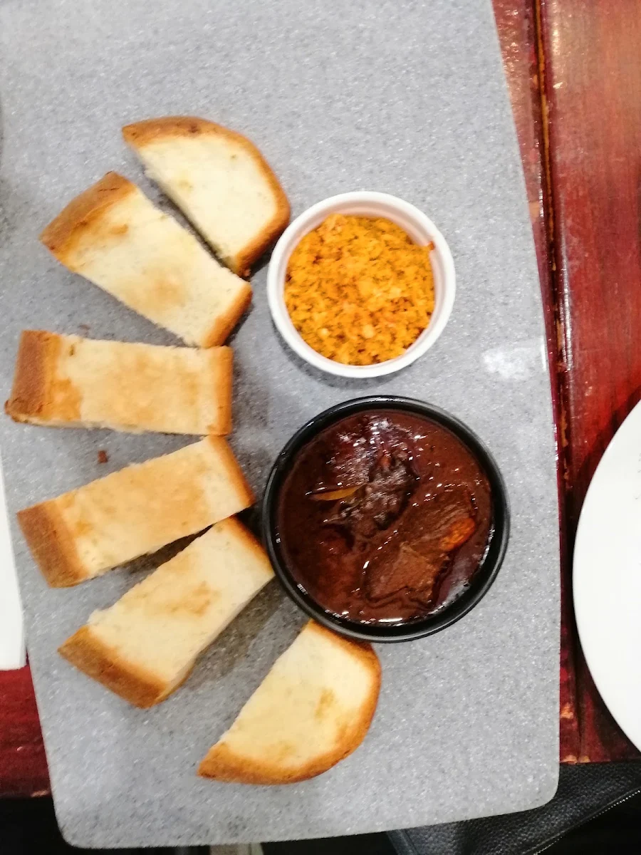 Roast Bread with Chicken Curry, Lankan Railway Cafe