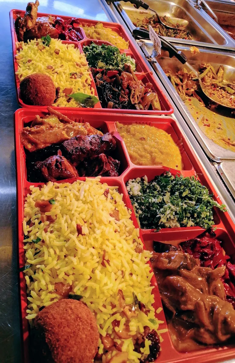 Yellow Rice Bento, Lankan Railway Cafe