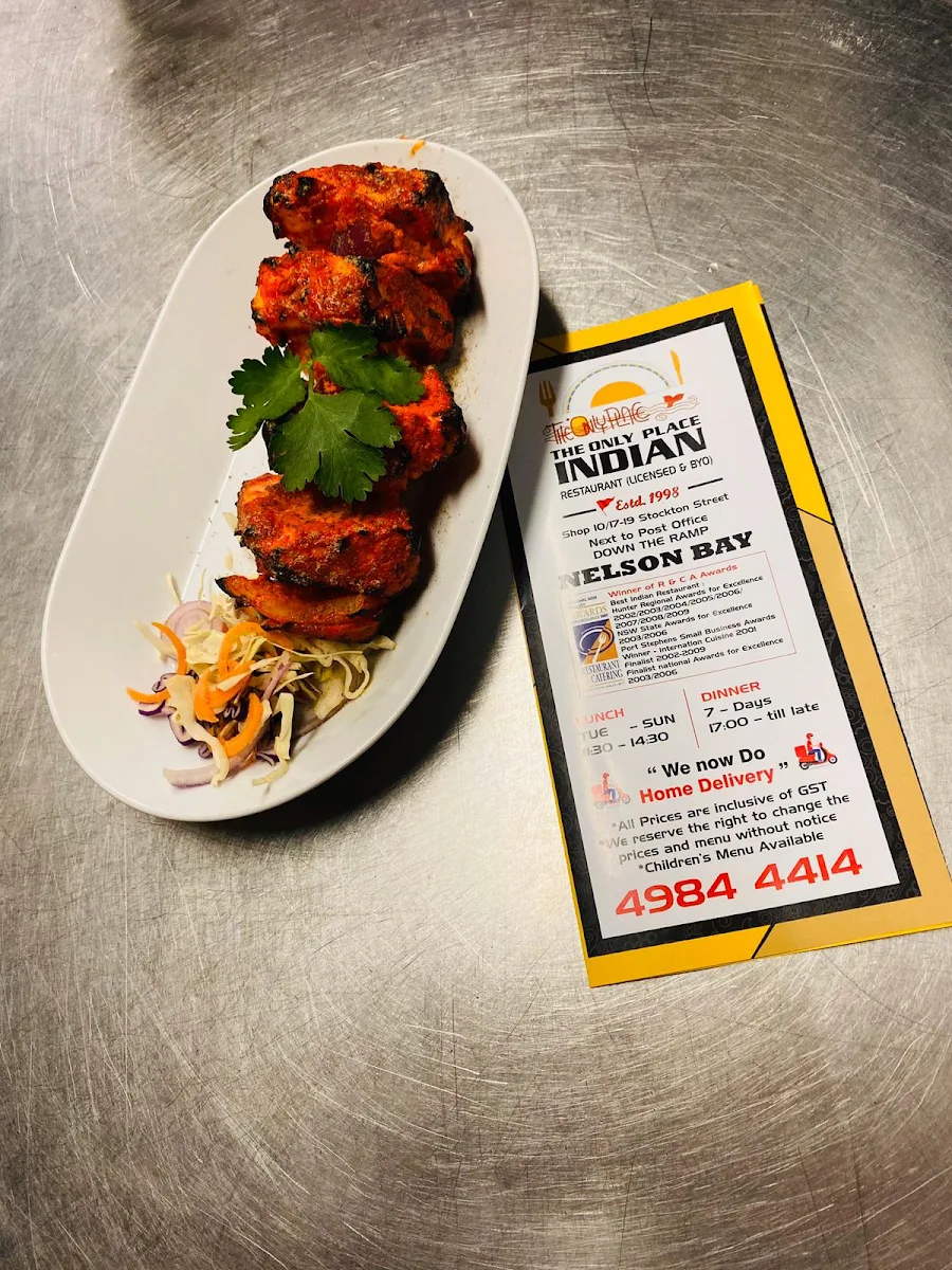 Highlights, The Only Place Indian Restaurant. Est. 1998