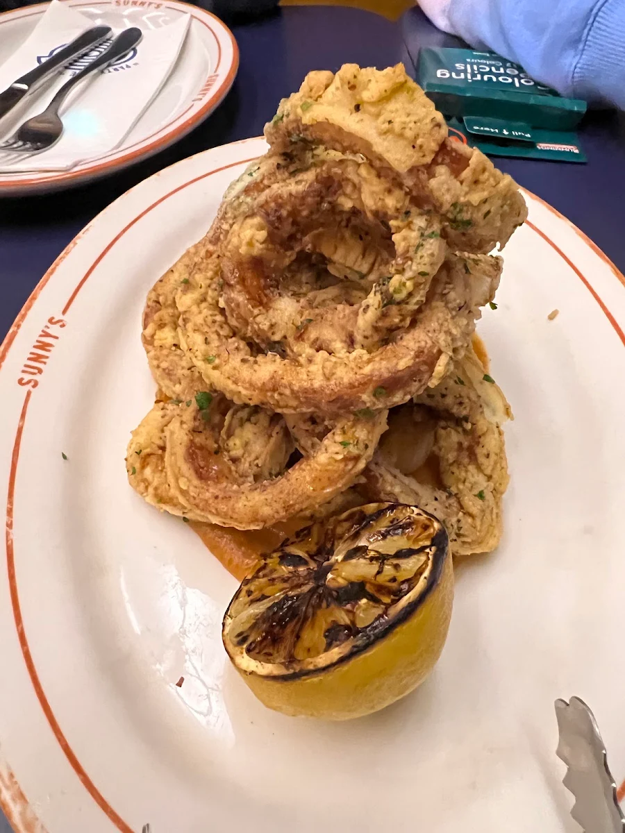 Fried Squid, Sunny's Pizza
