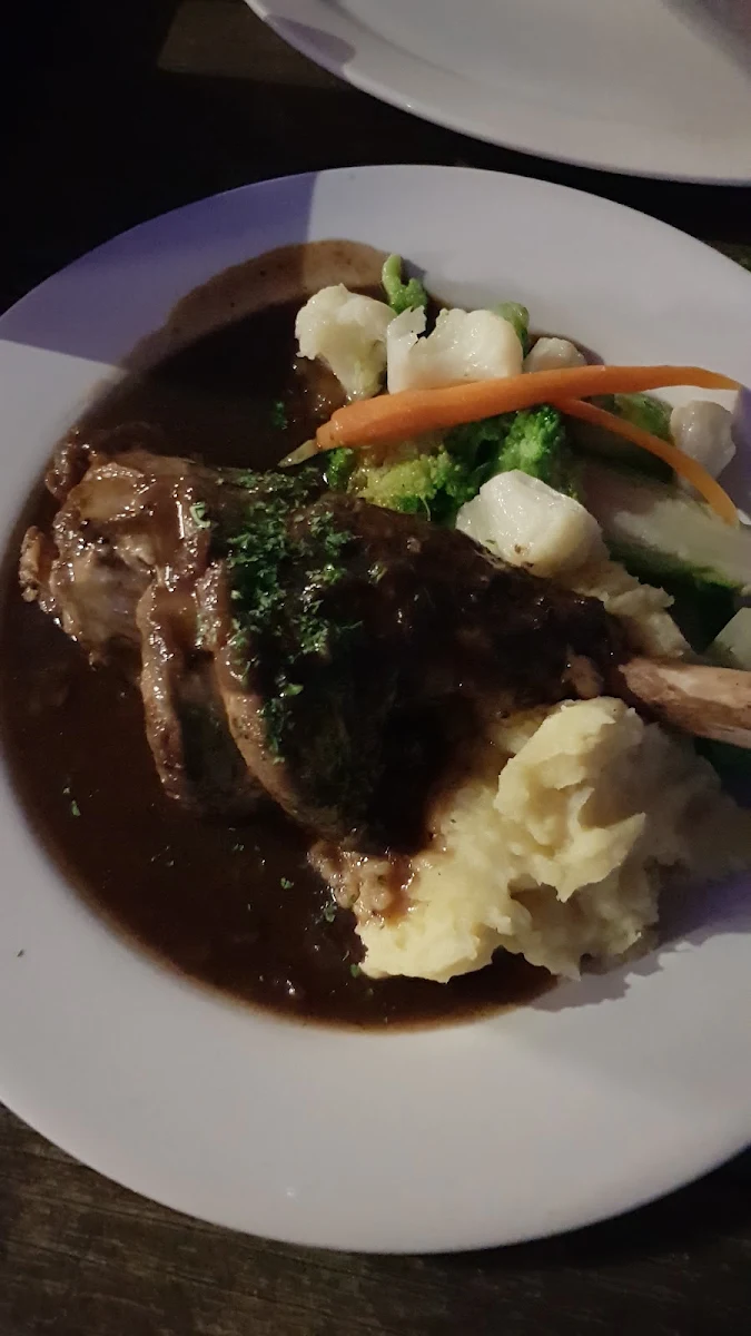 Tender Lamb Shank Falling Off the Bone