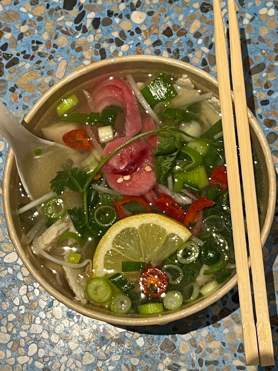 Poached Chicken Pho