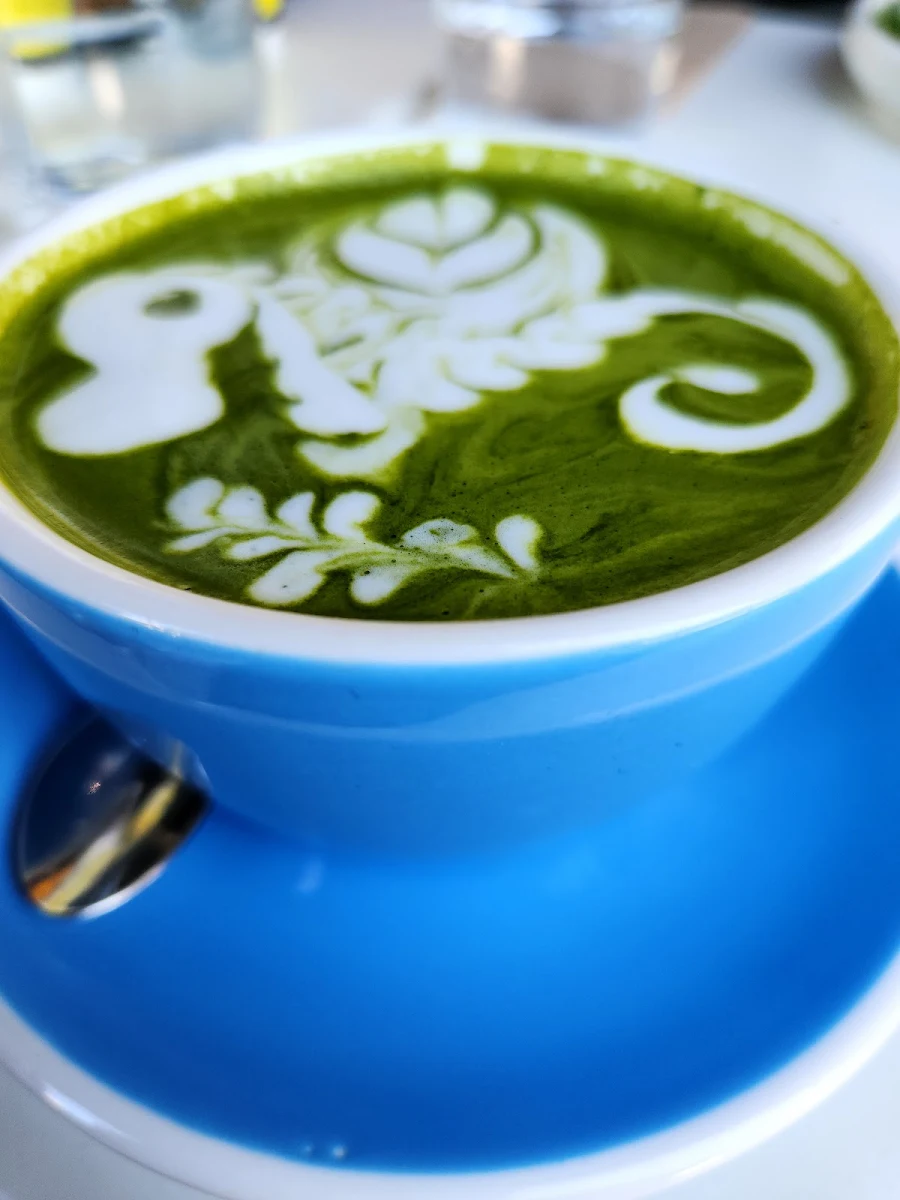 Matcha Latte, Sunbrew Cafe
