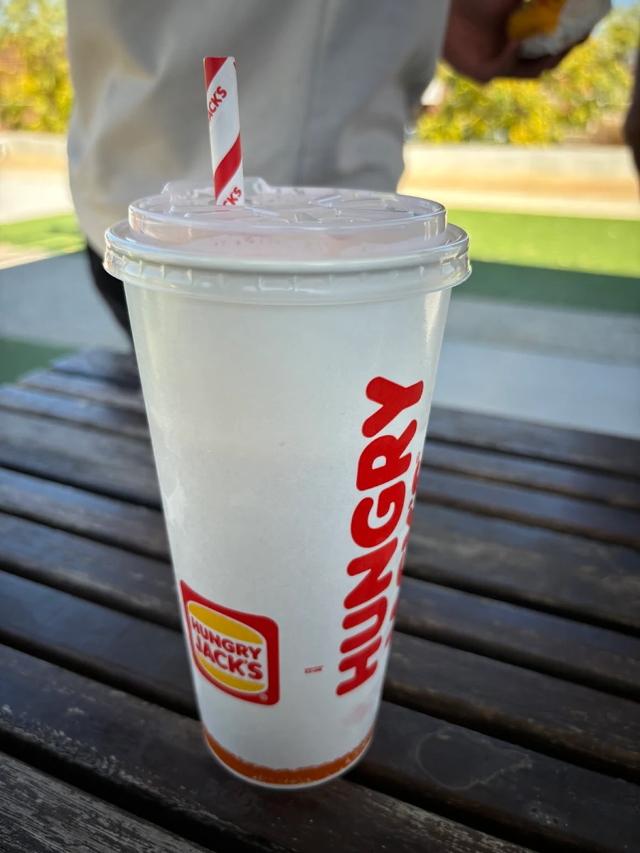 Strawberry Smoothie, Hungry Jack's Burgers Scoresby