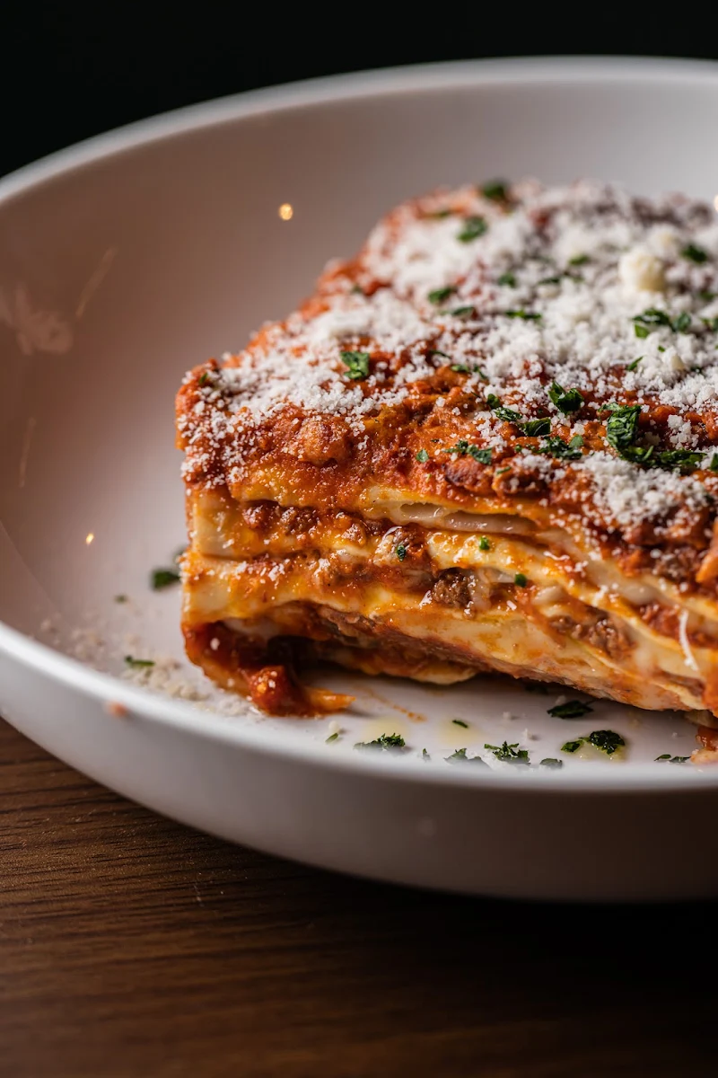 Lasagne, Next Door CBD Restaurant & Bar