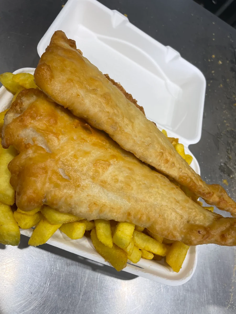 Battered Butterfish, Two Fat Chooks Chicken and Seafood