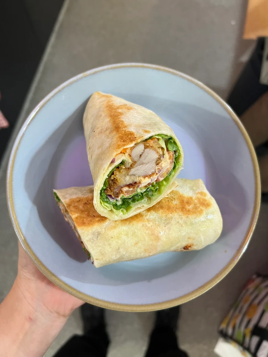 Spinach Breaky Wrap, Alexia Cafe