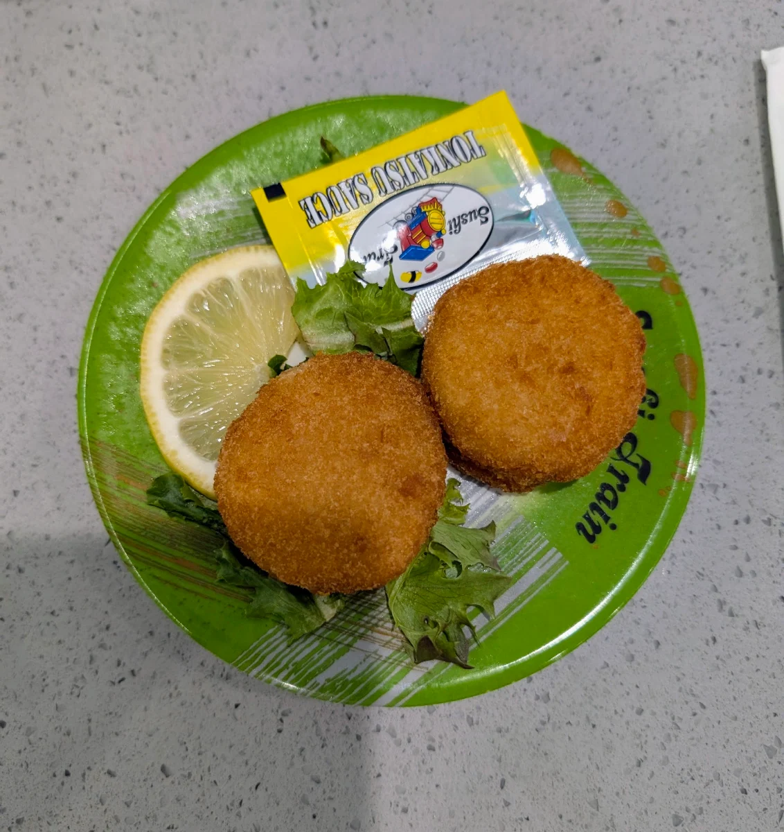 Corn Croquettes, Sushi Train Ormeau