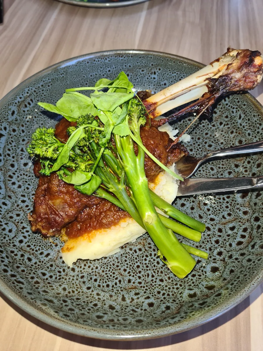 Lamb Shank with Mash & Broccolini