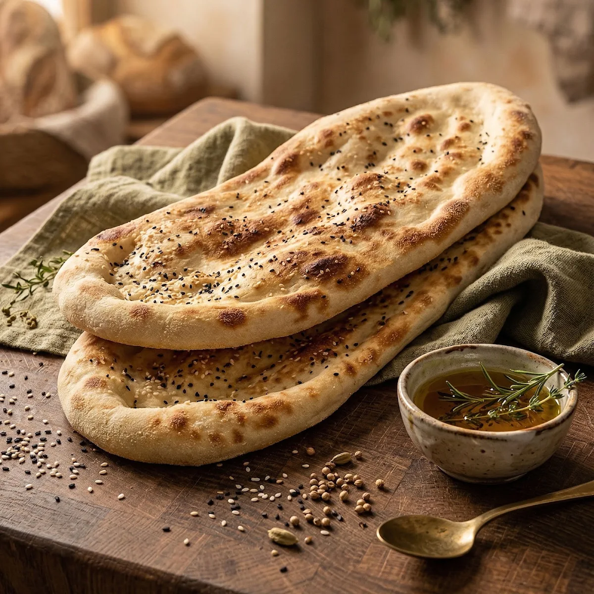 Turkish Bread, Istanbul Herdsman Kebab House