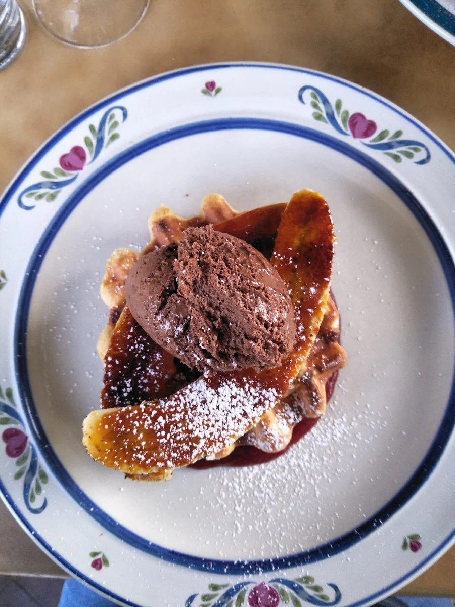 Waffles, Queen Street cafe.