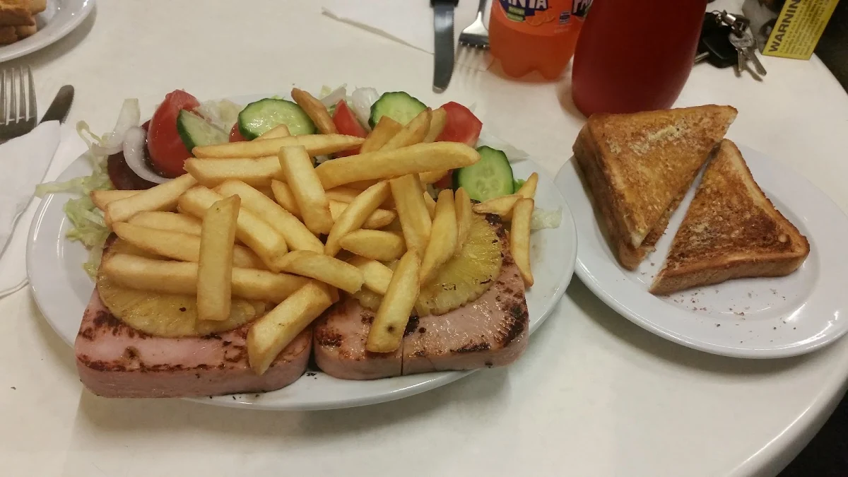 Ham Steak and Pineapple, Embassy Cafe