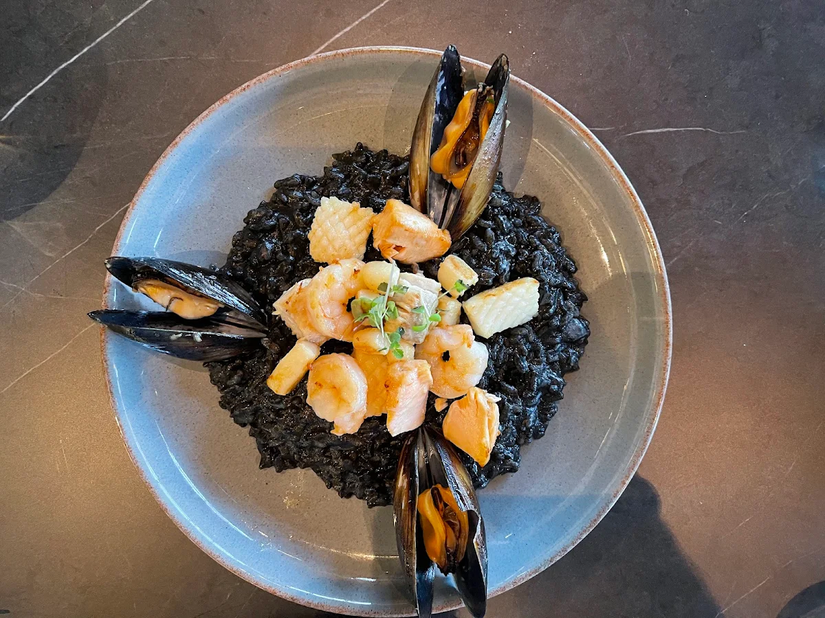 Squid Ink Risotto Frutti Di Mare