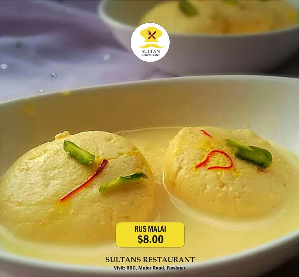 Rasmalai, Sultan's Restaurant