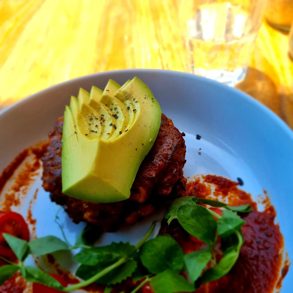 Corn Fritter Stack, Hunter's Corner