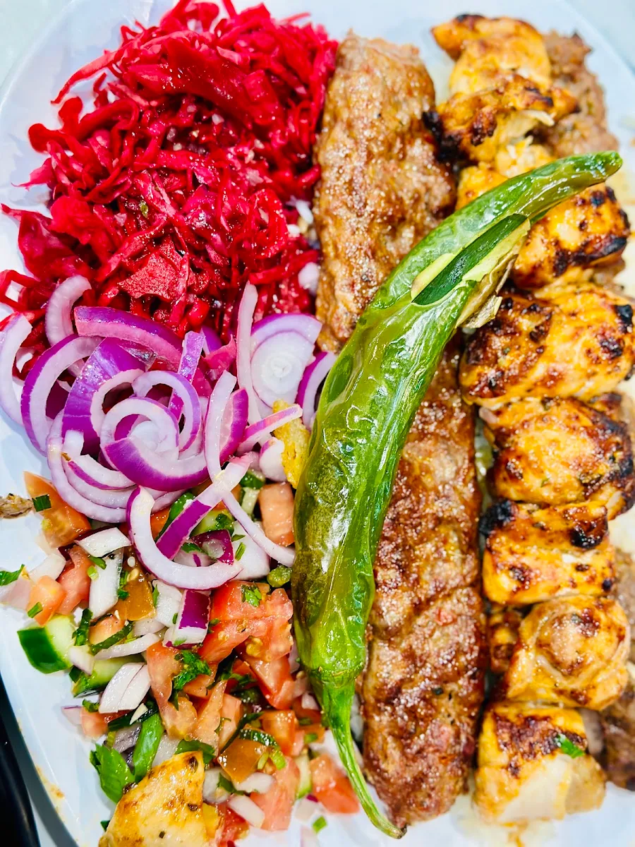 Mixed Kebab Plate, King Kebab House