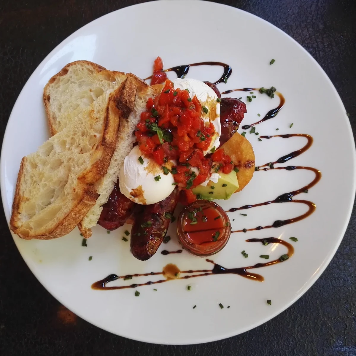 Chorizo Stack, Two Good Eggs Cafe