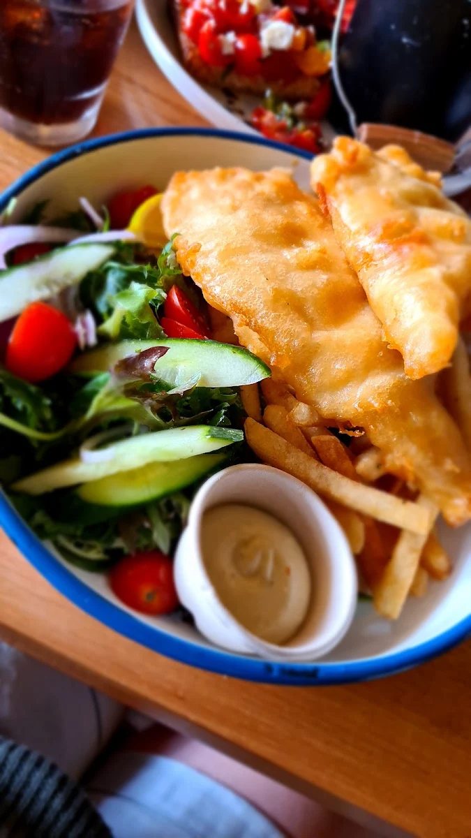 Fish and Chips, Central Hotel Shellharbour